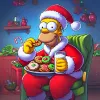 Santa Homer